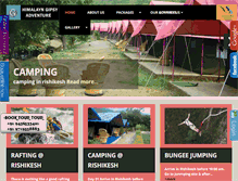 Tablet Screenshot of himalayangipsyadventure.com